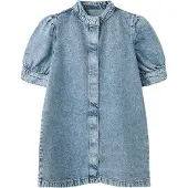Name It Kids Kjole blue denim