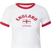 Levi's Shirts 'England Ringer Tee' rød / hvid
