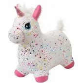 Krea Hop And Bounce Plush Horse Rainbow