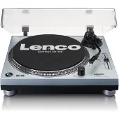 Lenco L-3809ME, Direct drev pladespiller, Vejledning, Blå, Metallic, Aluminium, Metal, Plast, Aluminium, 33,45 rpm