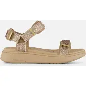 Woden Line Glitter Sandaler