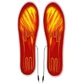 INF Opvarmede skoindlæg med genopladelige batterier (8 timers batterilevetid) L