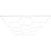 MonsterShop Sekskantet LED-belysning x 10