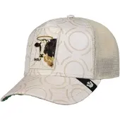 GOORIN BROS. Hætte 'Gorra goorin chalk vaca religulous holy cow trucker cap' hvid
