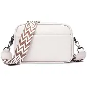INF Crossbody taske skulderrem taske PU læder White