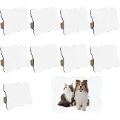 Semoic 10-pak sublimationsrammer til fotos uden motiv med stativ H