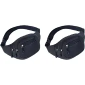 INF Taljetaske med flere rum Sort 2-pak