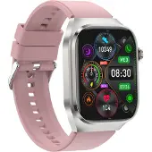 INF Smart ur med EKG, puls, blodtryk, søvn, skridttæller Pink