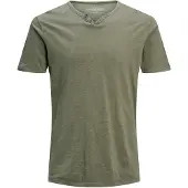 Jack & Jones Bluser & t-shirts 'ESPLIT' khaki