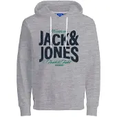 Jack & Jones Sweatshirt 'Mel' navy / grå-meleret / grøn / hvid
