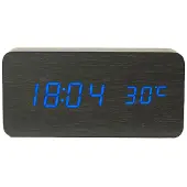 INF Digitalt LED vækkeur Blue