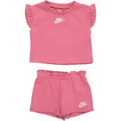 Nike Shortssæt - T-shirt/Shorts - Peony m. Logo - - 18 mdr - Shorts