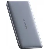 Baseus PicoGo AM41 5000mAh 20W Ultra-Thin MagSafe Compatible Power Bank with Black Simple USB-C 60W 30cm Cable - Grey - 5 Ah