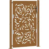 vidaXL havelåge 100x150 cm vejrbestandigt stål flammedesign