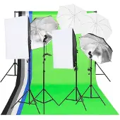 vidaXL belysningssæt til fotostudie