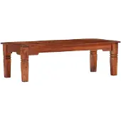 vidaXL sofabord 110 x 50 x 35 cm massivt akacietræ