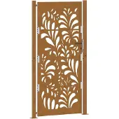vidaXL havelåge 100x200 cm vejrbestandigt stål bølgedesign