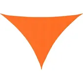 vidaXL solsejl 3x3x4,24 m trekantet oxfordstof orange