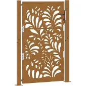 vidaXL havelåge 100x150 cm vejrbestandigt stål bølgedesign