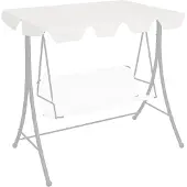 vidaXL Baldakin Til Havegynge - Hvid / 188/168 x 145/110 cm