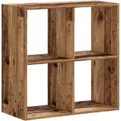 vidaXL skab 68,5x32x68,5 cm konstrueret træ antikt træ
