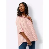 HEINE Bluse orange / hvid