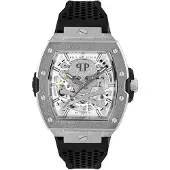 Philipp Plein The Skeleton Frosted 44mm 5atm Automatic/analogical Ur