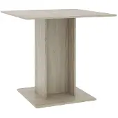 vidaXL spisebord 80 x 80 x 75 cm spånplade sonoma-eg