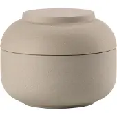 Zone Denmark Sensu krukke med låg Ø10,5x7,5 cm Taupe