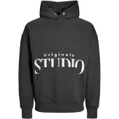 Jack & Jones Sweatshirt 'Vesterbro' antracit / hvid