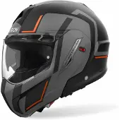Airoh Mathisse II Genius Klaphjelm Mat/Orange/antracit/Sort S