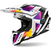 Airoh Twist 3 Rainbow Lilla/Hvid/Sort L