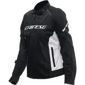 Dainese Air Frame 3 Dame- Tekstiljakke (IT42) Sort/Hvid 36