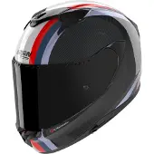 Nolan X-904 ULTRA CARBON GEMINI Integralhjelm Hvid/Blå/Rød M