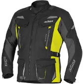 Büse Lago III Tekstiljakke Sort/Neon-gul 4XL