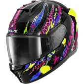 Shark D-skwal 3 Fawn Fullface-hjelm