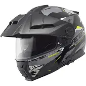 Schuberth E2 Trail Klaphjelm Mat/Sort/Gul/antracit 57
