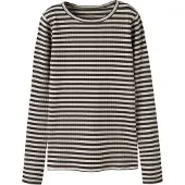 Name it Bluse - Noos - NkfSuraja - Black Coffee/Peyote - - 11-12 år (146-152) - Bluse