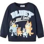 Name it Sweatshirt 'NMMJUST BLUEY' navy / lyseblå / gul / orange