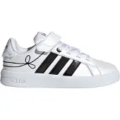Adidas Sko - Grand Court 3.0 - Cloud White/Core Blac - - 35 - Sko