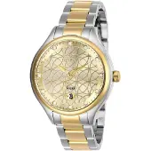 Invicta Dameur 27435 Angel Guld/Gul guldtonet stål Ø38 mm