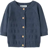 Name it Cardigan - Strik - NbmKop - Vintage indigo - - 1 år (80) - Cardigan