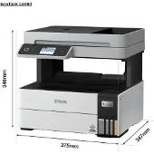 Epson EcoTank L6460 - Multifunktionsprinter - farve - blækprinter - kan genopfyldes - A4 (210 x 297 mm) (original) - A4/Legal (medie) - op til 17 spm (udskriver) - 250 ark - Wi-Fi, USB, LAN