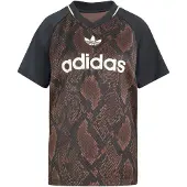 Adidas Shirts 'SNAKE PRINT SATIN' choko / lysebrun / sort / hvid