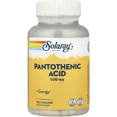 Solaray Pantothensyre 500mgr 100 Enheder