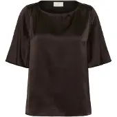 Kaffe Bluse 'KALotte' mørkebrun