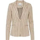 Ichi Blazer 'RUTI' mørkebeige / beige-meleret