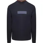 Napapijri Longsleeve T-shirt Logo Navy Blå Mørkeblå måle
