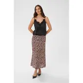 Kaffe Nederdel 'KALucille' beige / creme / brun / sort