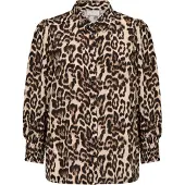 Kaffe Bluse 'Pedra' beige / brun / sort